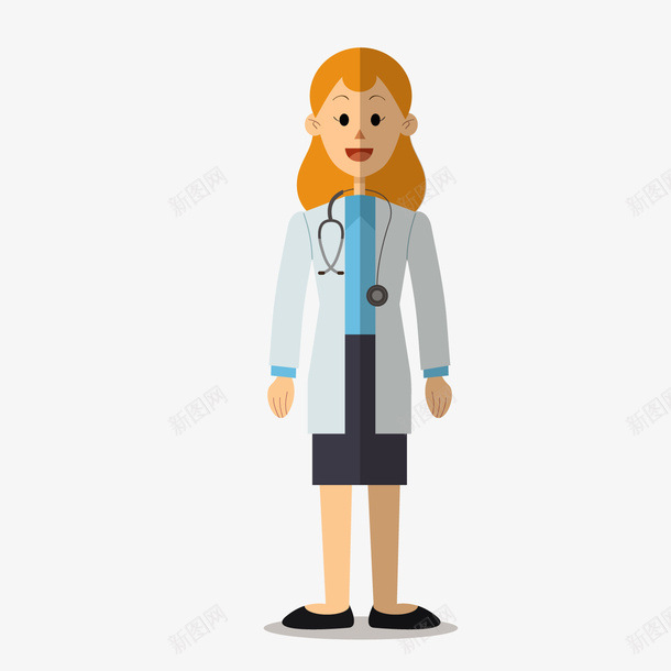 卡通女医生png免抠素材_新图网 https://ixintu.com 卡通人物 卡通医生 卡通女孩 女医生 背景装饰