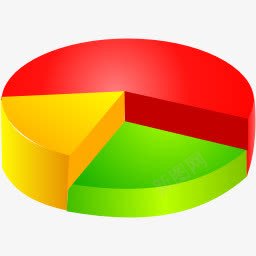 卡通饼状图图标png_新图网 https://ixintu.com 卡通 饼状