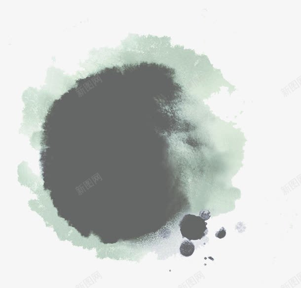 黑色古典艺术墨迹创意png免抠素材_新图网 https://ixintu.com 创意 古典 墨迹 艺术 黑色