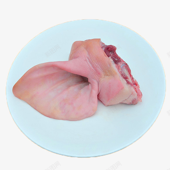 鲜切猪耳朵png免抠素材_新图网 https://ixintu.com 产品实物 猪耳 猪耳朵 耳朵 肉 食材 鲜切