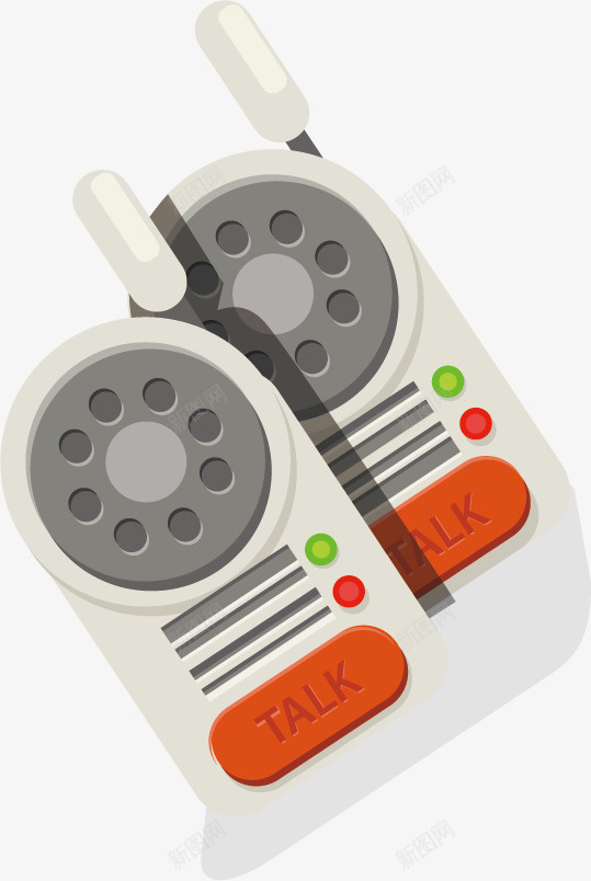 手绘卡通对讲机png免抠素材_新图网 https://ixintu.com talk 儿童对讲机 卡通对讲机 可爱对讲机 对讲 通讯