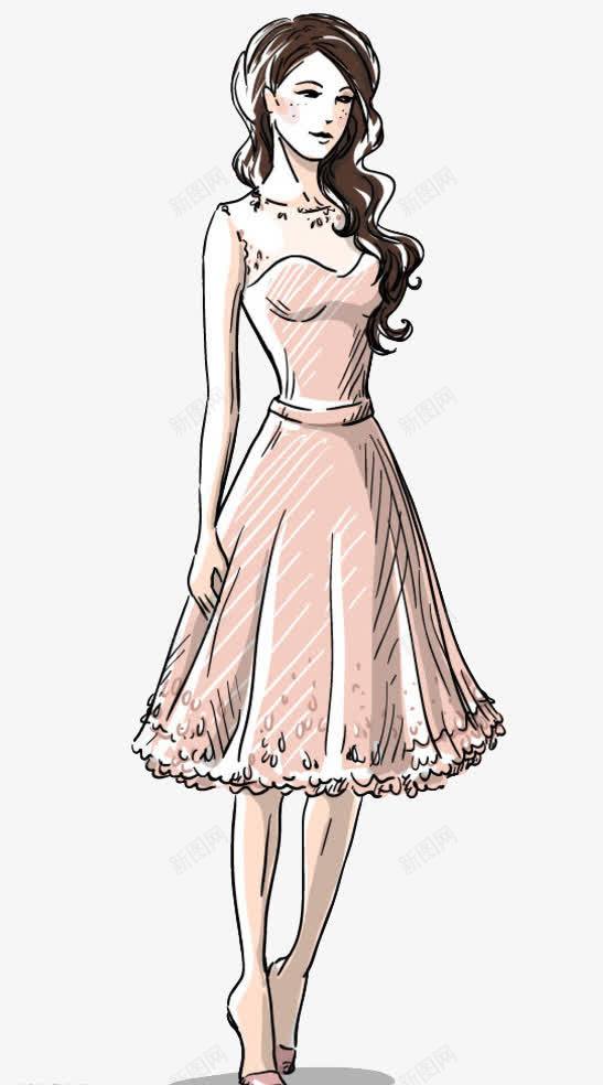 手绘水彩服装模特png免抠素材_新图网 https://ixintu.com 手绘 手绘水彩 服装 服装模特 模特 水彩