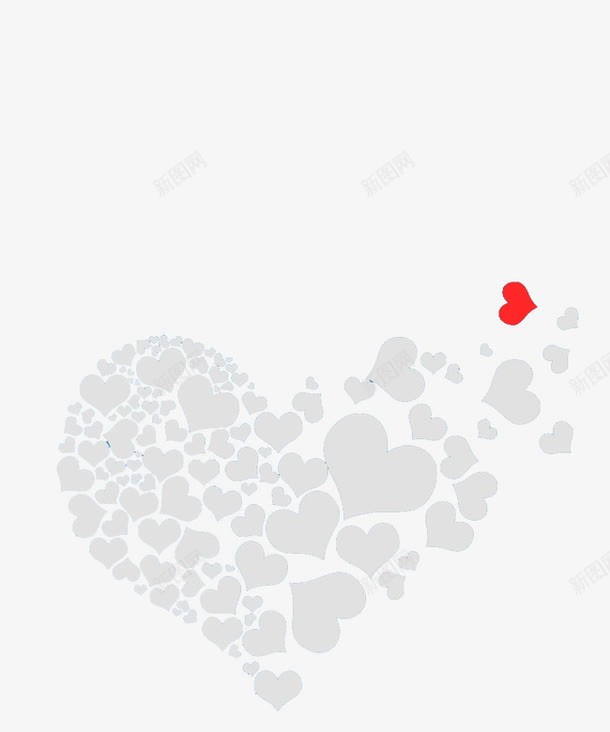 心png免抠素材_新图网 https://ixintu.com 七夕 传递 充满 心 心飞扬 情人节 洒满 爱心