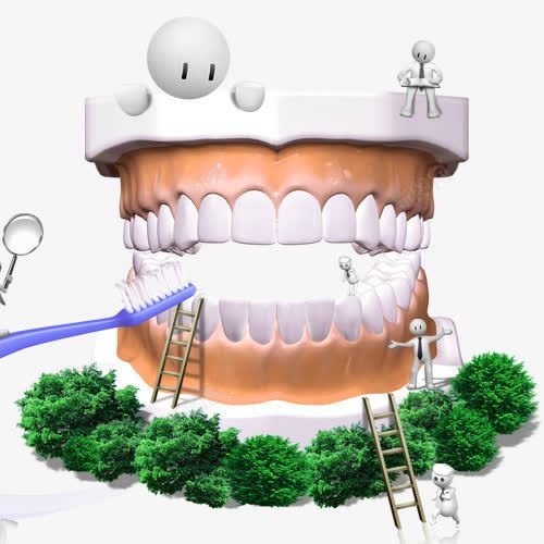 3D牙齿健康图png免抠素材_新图网 https://ixintu.com 牙医医生 牙痛 牙齿治疗 牙齿疼痛