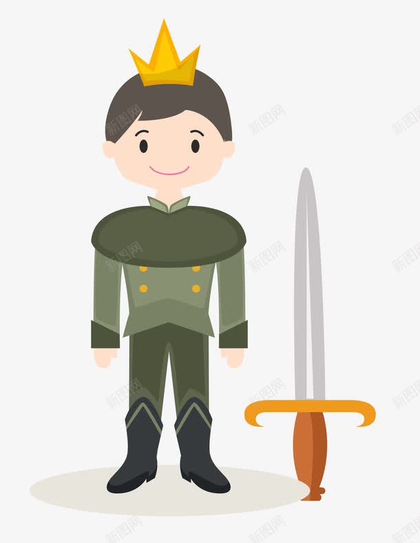 童话里的王子png免抠素材_新图网 https://ixintu.com 卡通手绘王子免费png下载 卡通王子 手绘王子 王子矢量图