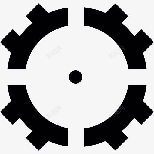 手枪目标图标png_新图网 https://ixintu.com 射击目标 工具和用具 枪 枪靶子 标靶 狙击准心 目标