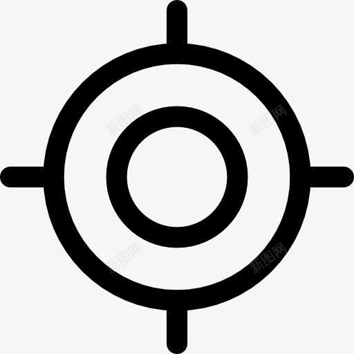狙击手的圆形目标图标png_新图网 https://ixintu.com 圆形目标 枪靶子 标靶 狙击准心 狙击手射击目标 目标