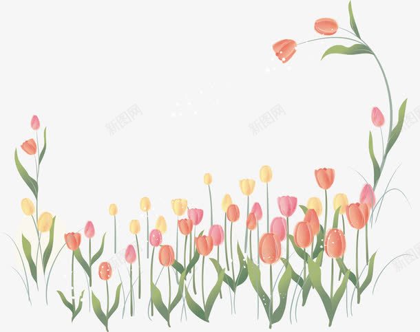花边矢量图ai免抠素材_新图网 https://ixintu.com VI 卡通 底纹 手绘 花朵 矢量图