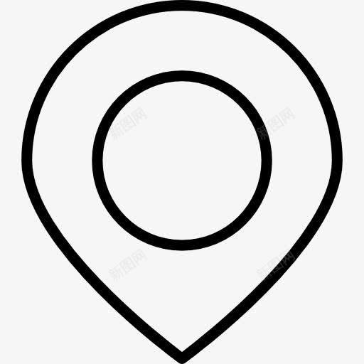 兴趣点图标png_新图网 https://ixintu.com 位置 信号 地图和国旗 地图指针 定位 指针 标志