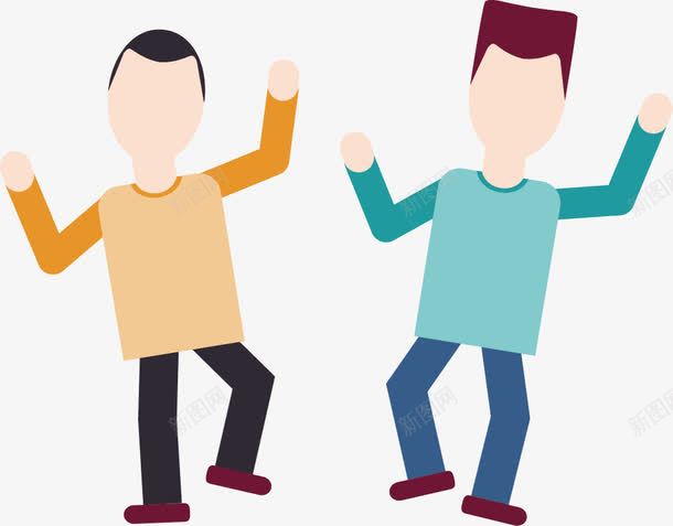 欢呼的人们矢量图ai免抠素材_新图网 https://ixintu.com 兴奋 欢呼 男人 高兴 矢量图
