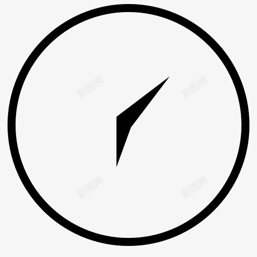 圆形钟表图标png_新图网 https://ixintu.com 时钟 钟表