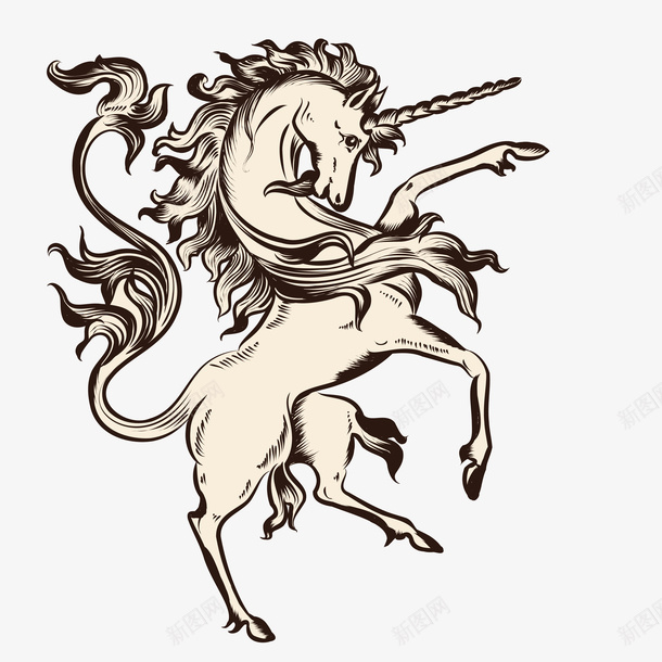手绘的天马png免抠素材_新图网 https://ixintu.com png图形 png装饰 卡通 天马 手绘 装饰