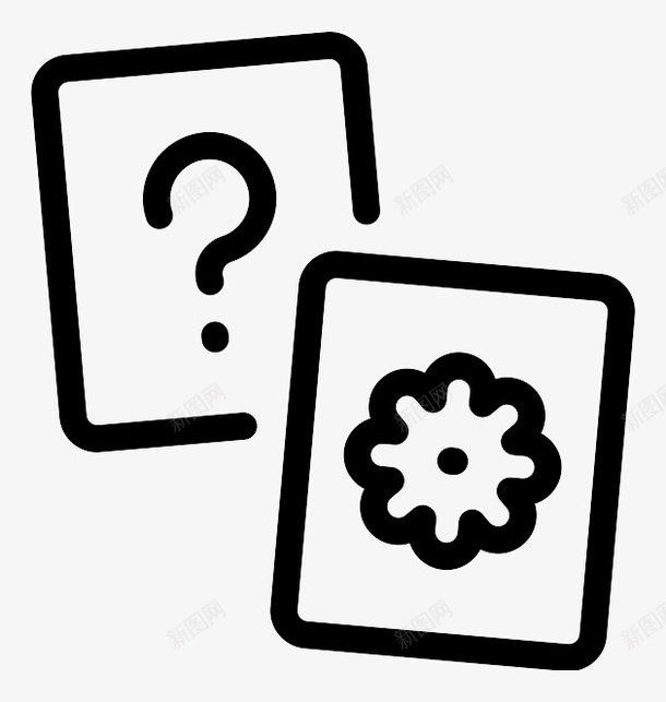 卡片BoardGamesLineicons图标png_新图网 https://ixintu.com cards 卡片
