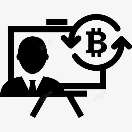 比特币呈现圆形箭头符号图标png_新图网 https://ixintu.com 互联网 圆形箭头 比特币 演示 界面 符号 表现 货币 钱 钱字符号