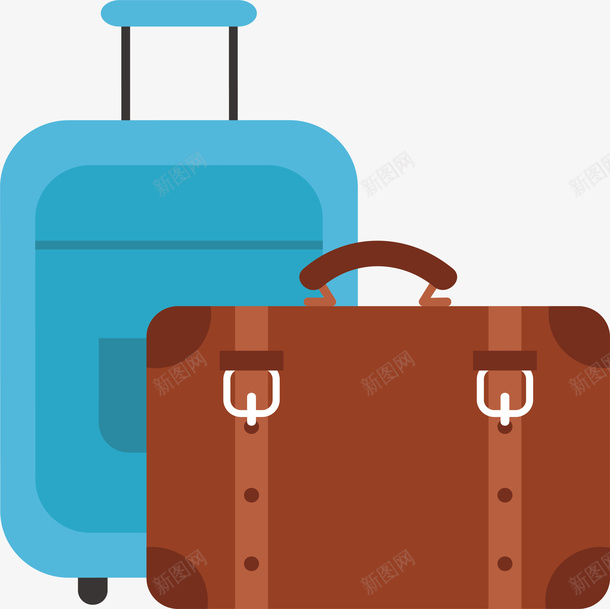精美旅行箱包矢量图ai免抠素材_新图网 https://ixintu.com 卡通 旅行箱包 箱包 箱包设计 箱子 行李 矢量图