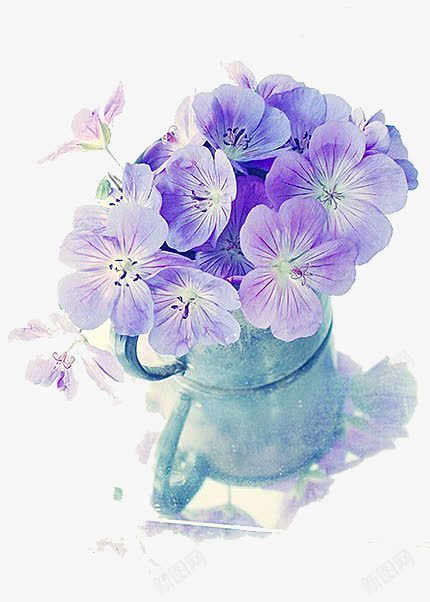 清新唯美紫色装饰鲜花png免抠素材_新图网 https://ixintu.com 紫色花朵 花瓣 鲜花