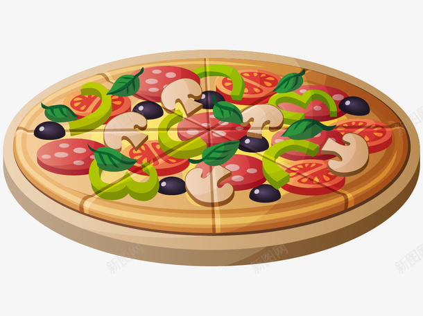 盘子上的比萨png免抠素材_新图网 https://ixintu.com PNG素材 比萨 盘子 食物