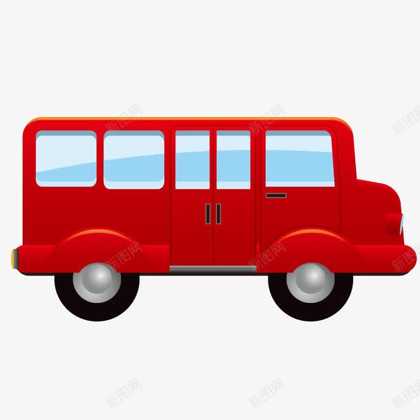 红色大巴png免抠素材_新图网 https://ixintu.com 大巴 大巴汽车 汽车 红色大巴 红色汽车