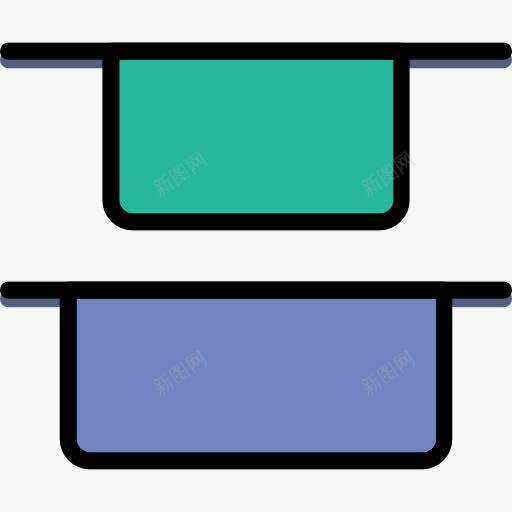 垂直对齐图标png_新图网 https://ixintu.com 图形工具 图形设计 垂直对齐 界面 编辑工具