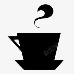 茶杯剪影矢量图ai免抠素材_新图网 https://ixintu.com 剪影 茶杯 矢量图