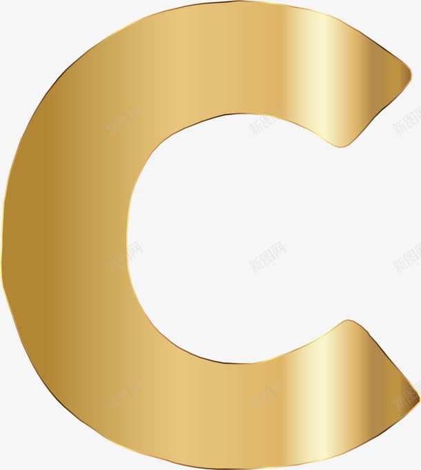 金色字母Cpng免抠素材_新图网 https://ixintu.com C 创意 大写字母 字母 水墨 简笔 英文 金色的