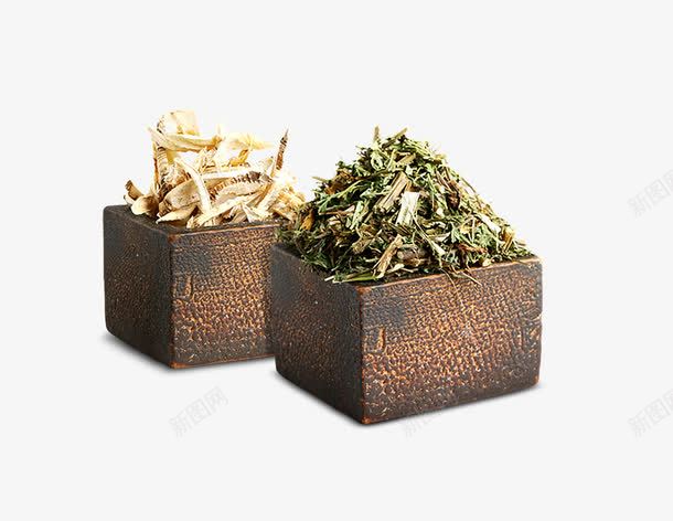 中药草药png免抠素材_新图网 https://ixintu.com 中药 箩筐 草药