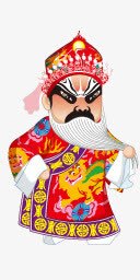 Q版廉颇国粹png免抠素材_新图网 https://ixintu.com 国粹