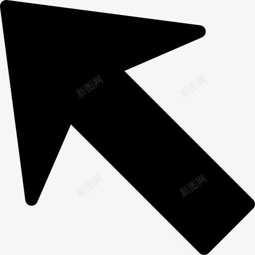 箭头指向左上图标png_新图网 https://ixintu.com 基本程序 左转 指向 方向 箭头