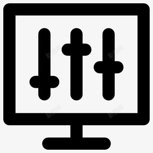 设置图标png_新图网 https://ixintu.com 多媒体 多媒体选项 水平 设置 选项 音乐播放器