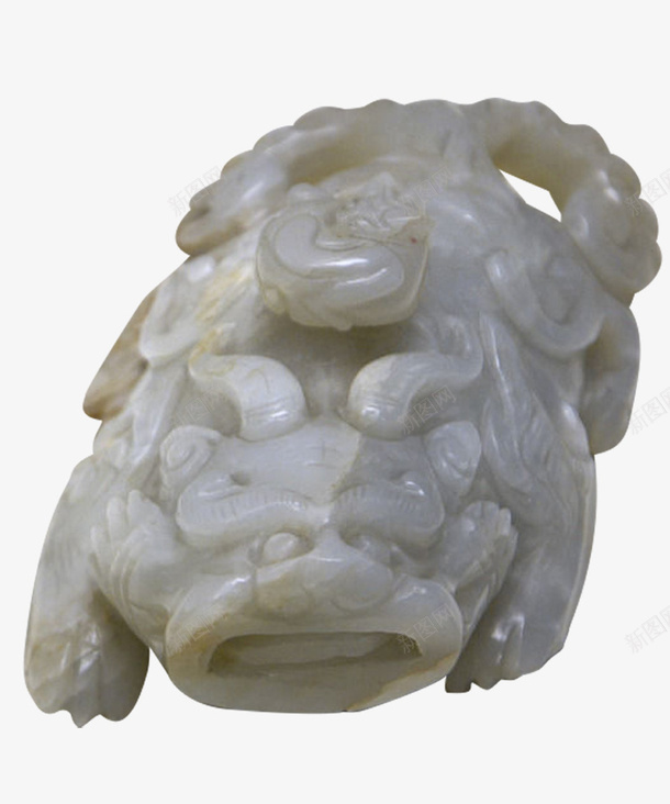 明代玉雕瑞兽水注png免抠素材_新图网 https://ixintu.com 古玉 文物 明代 玉器 玉石 玉雕 瑞兽 雕刻