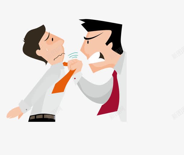 彩色发火的商务人士矢量图eps免抠素材_新图网 https://ixintu.com 发火的商务人士 彩色商务人士 矢量商务人士 职业人员 矢量图