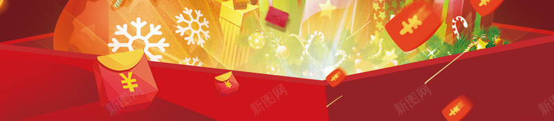 新年春节促销宣传海报psd设计背景_新图网 https://ixintu.com 优惠 促销 喜庆 打折 新年 春节 活动 海报 烟花 礼包 背景