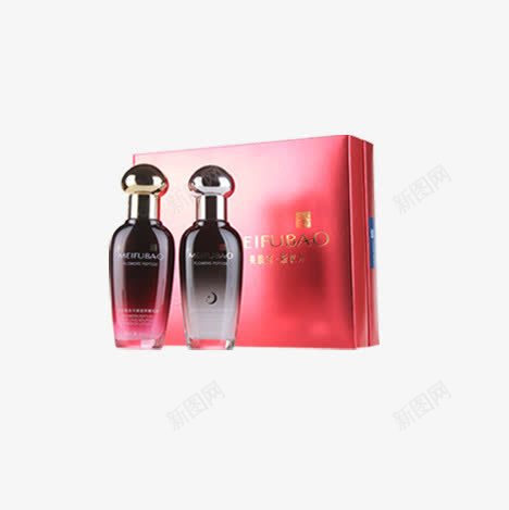 美肤宝花之肽日夜恒润精华套装png免抠素材_新图网 https://ixintu.com 产品实物 保湿霜 水份源透润 自然透白霜