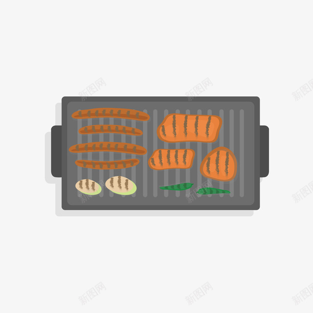 烤肉烤肠和灰色烤箱矢量图ai免抠素材_新图网 https://ixintu.com 灰色 灰色烤箱 烤箱 烤肉 烤肠 烧烤 面包 矢量图