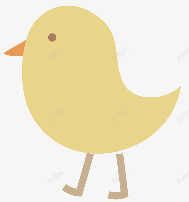 黄色的卡通小鸡仔png免抠素材_新图网 https://ixintu.com 动物 卡通 卡通小动物 卡通小鸡 小鸡仔 黄色小鸡