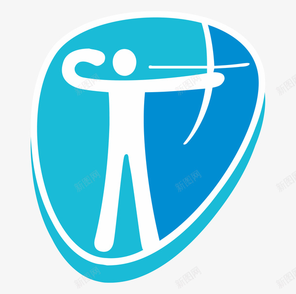 卡通简约运动项目装饰标志徽标图标png_新图网 https://ixintu.com 广告设计 标识设计 海报设计 运动会项目标志 运动种类标志 运动项目徽标 运动项目标志