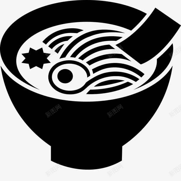 面条剪影矢量图ai免抠素材_新图网 https://ixintu.com 椋熷搧 榛戠櫧 纰 鍓 鐭噺绱犳潗 闈潯 矢量图
