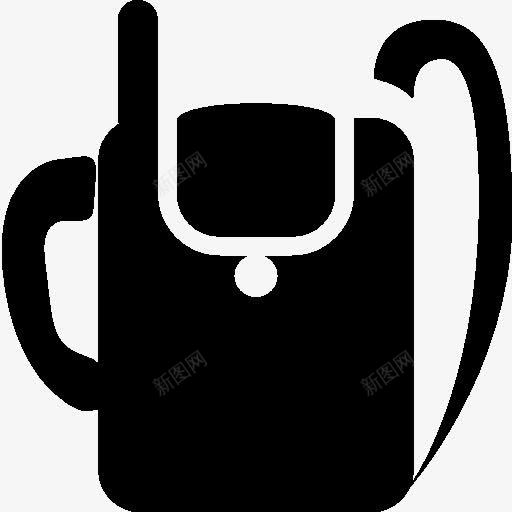 军事军用背包无线电图标png_新图网 https://ixintu.com backpack military radio 军事 广播 背包
