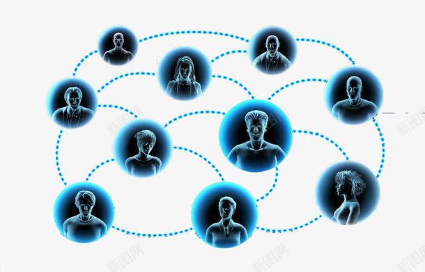 人物关系图psd免抠素材_新图网 https://ixintu.com 人物 关系 联系