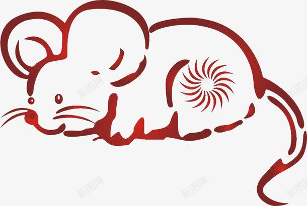 可爱老鼠png免抠素材_新图网 https://ixintu.com 动物 可爱 手绘 生肖 老鼠矢量 装饰