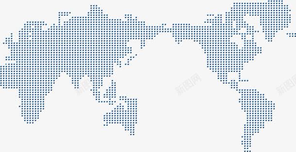 蓝色清新地图插图png免抠素材_新图网 https://ixintu.com 地图 插图 清新 蓝色