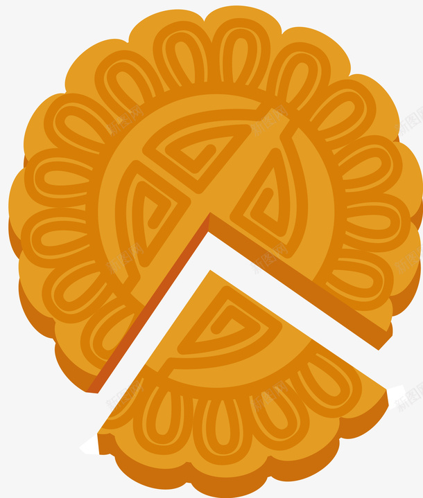 四分之一卡通月饼矢量图eps免抠素材_新图网 https://ixintu.com 中国月饼 卡通月饼 四分之一 月饼 矢量月饼 美味月饼 美味的月饼 矢量图