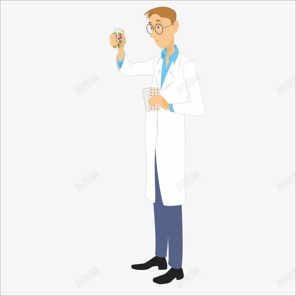 扁平化研究人员png免抠素材_新图网 https://ixintu.com PPT PPT元素 扁平 扁平化