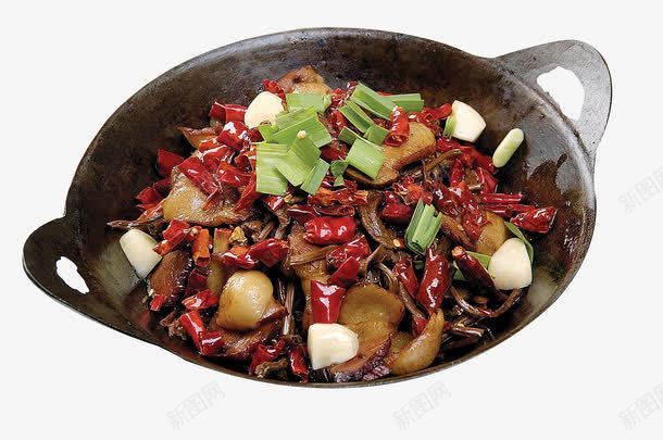 干锅茶树菇png免抠素材_新图网 https://ixintu.com 产品实物 干锅 茶树菇 菜品 菜肴 食品 食物 餐饮