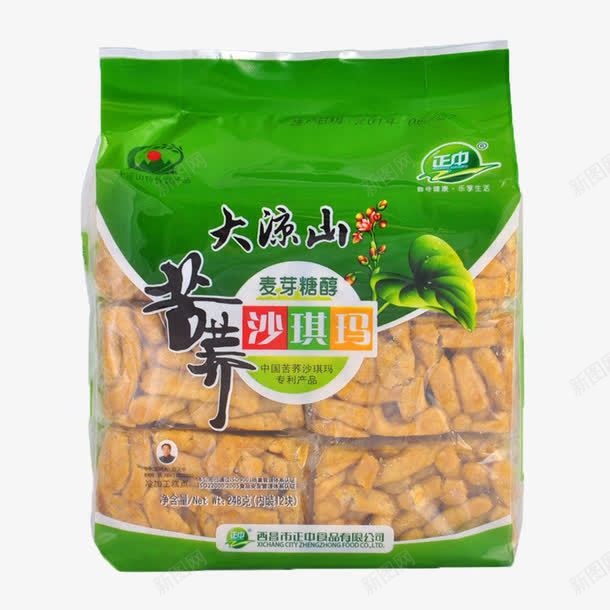 大凉山苦荞沙琪玛png免抠素材_新图网 https://ixintu.com 产品实物 早餐点心 沙琪玛 沙琪玛糕点 甜食 麦芽糖
