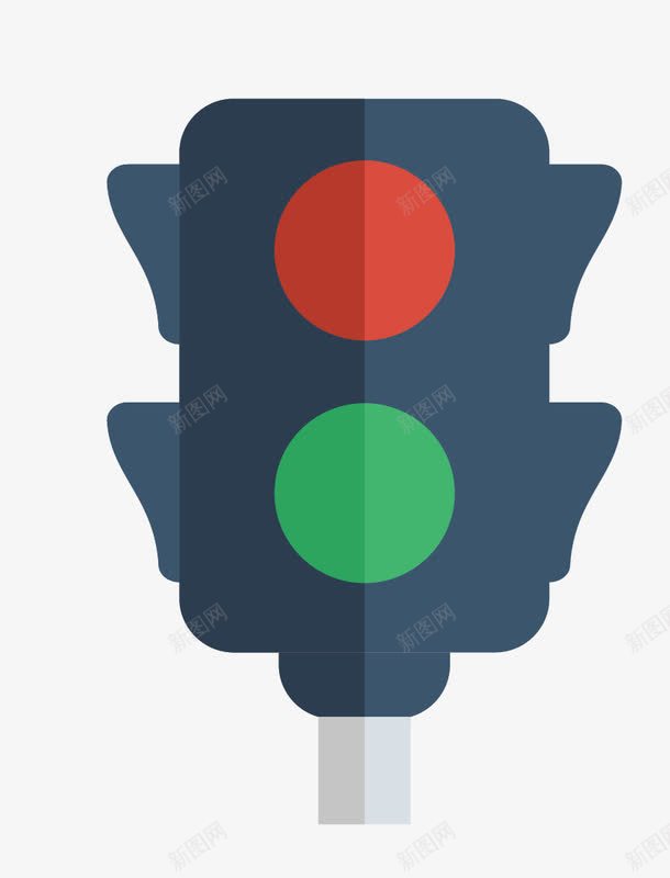 信号灯png免抠素材_新图网 https://ixintu.com 交通灯 信号灯 扁平化的红绿灯 红绿灯