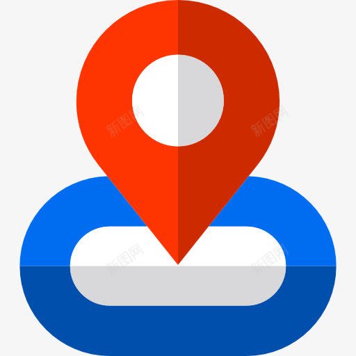 占位符图标png_新图网 https://ixintu.com GPS 地图 地图上的位置 地图的指针 引脚位置 预留位置