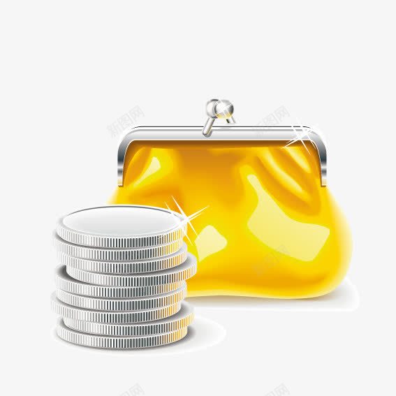 金属硬币矢量图ai免抠素材_新图网 https://ixintu.com 硬币 银币 黄色 矢量图