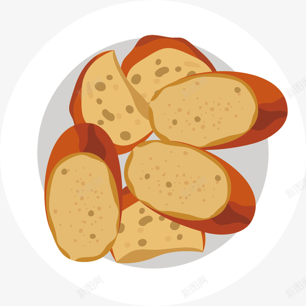 红薯装盘矢量图ai免抠素材_新图网 https://ixintu.com 手绘 斑点 淀粉类食物 碟子 红薯 装盘 矢量图