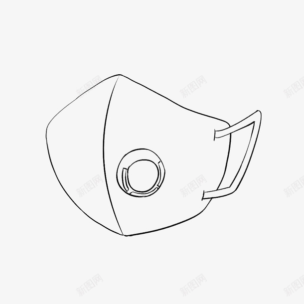 手绘口罩防控抗击疫情防护psd免抠素材_新图网 https://ixintu.com 手绘口罩 抗击疫情 疫情防控招贴海报 防护 防控